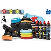 detailmate Set de pulido para coche- Liquid Elements T2000 V3 pulidora excéntrica- Menzerna polish Set: Control Cleaner…